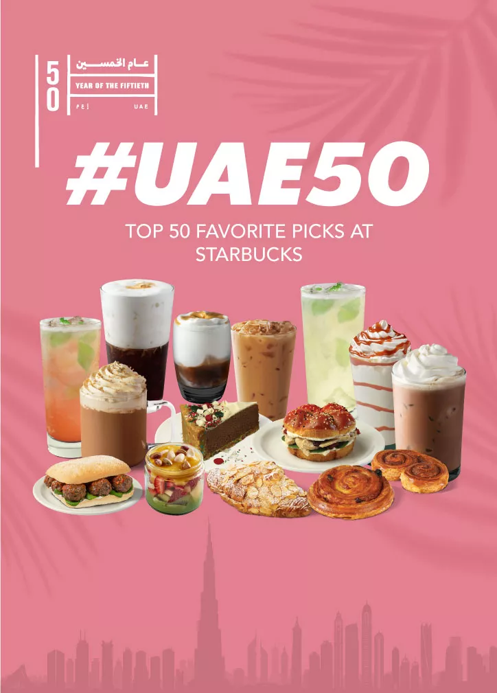 Starbucks Favourite 50 for UAE National Day