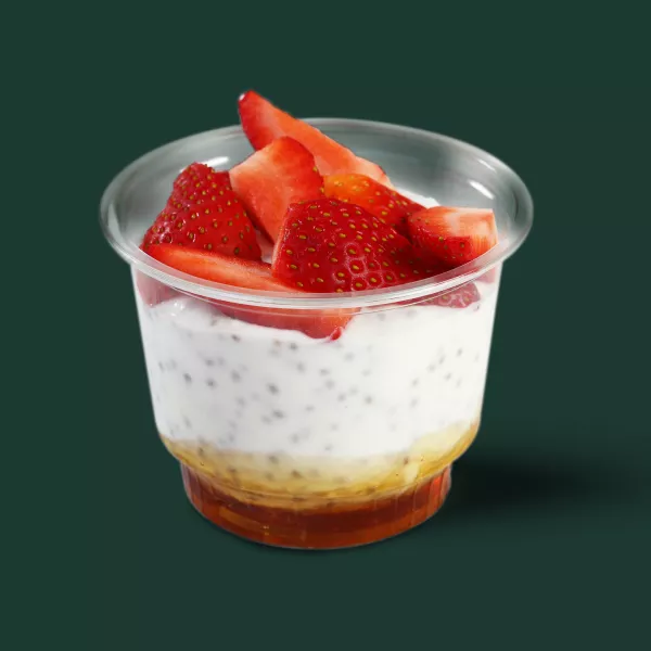 Chia Strawberry Yogurt Pot