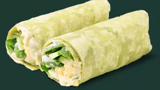 Egg Mayo Spinach Wrap